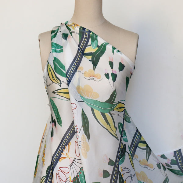 Mette Foliage Silk Chiffon