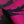 Magenta Floral Black/Fuchsia Silk Georgette