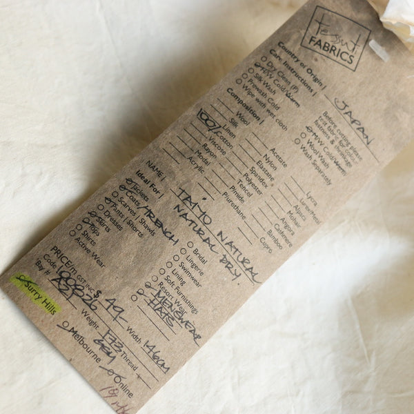 Taiyo Natural - Natural Dry Finish