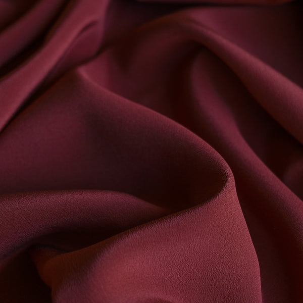 Pomegranate Seta Stretch Silk Crepe De Chine