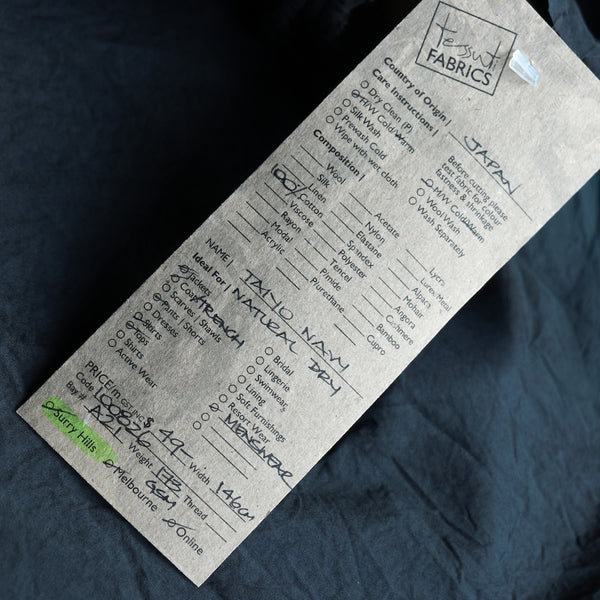 Taiyo Navy - Natural Dry Finish