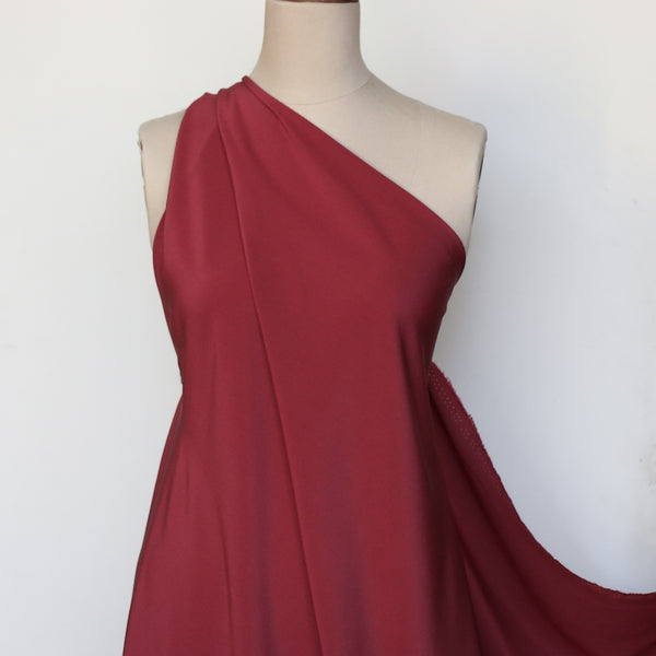 Pomegranate Seta Stretch Silk Crepe De Chine