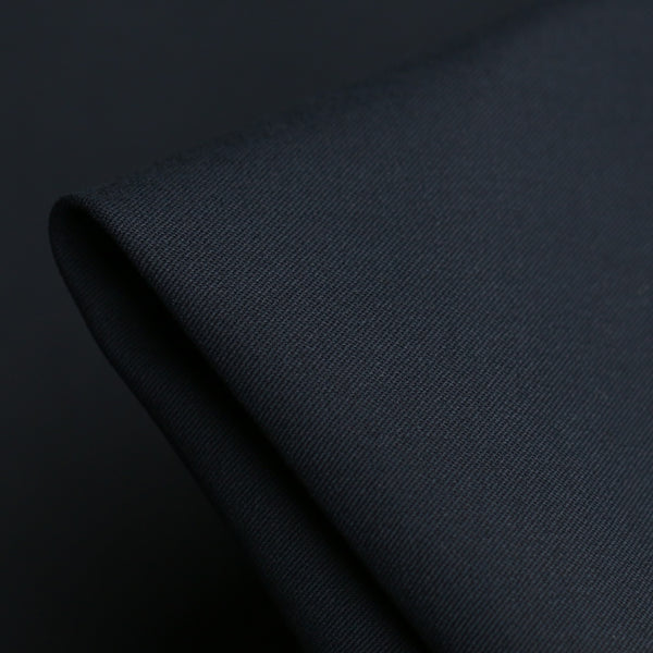 Taka Navy Stretch Brushed Moleskin Cotton