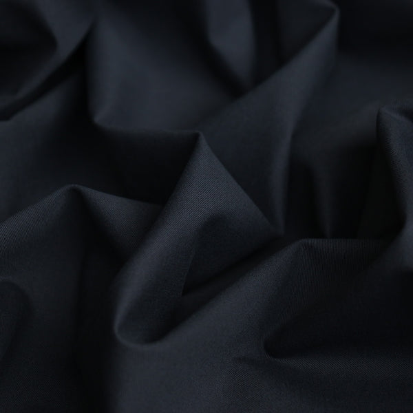 Taka Navy Stretch Brushed Moleskin Cotton