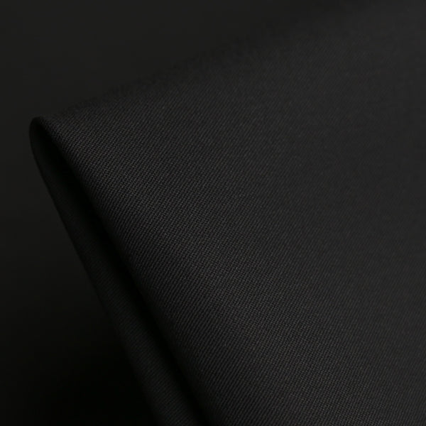 Taka Black Stretch Brushed Moleskin Cotton