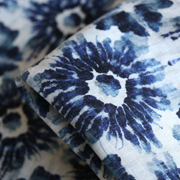 Starburst Shibori Printed Linen