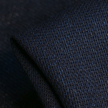 Isola Navy Linen Mesh Weave