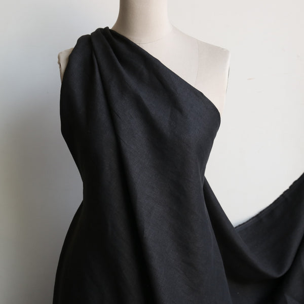 Belle Black Linen - Washed Finish