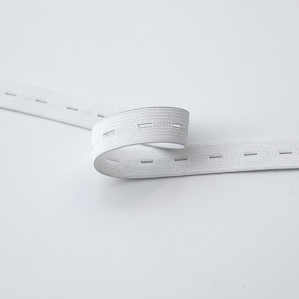 *2.5cm (25mm) Buttonhole Elastic