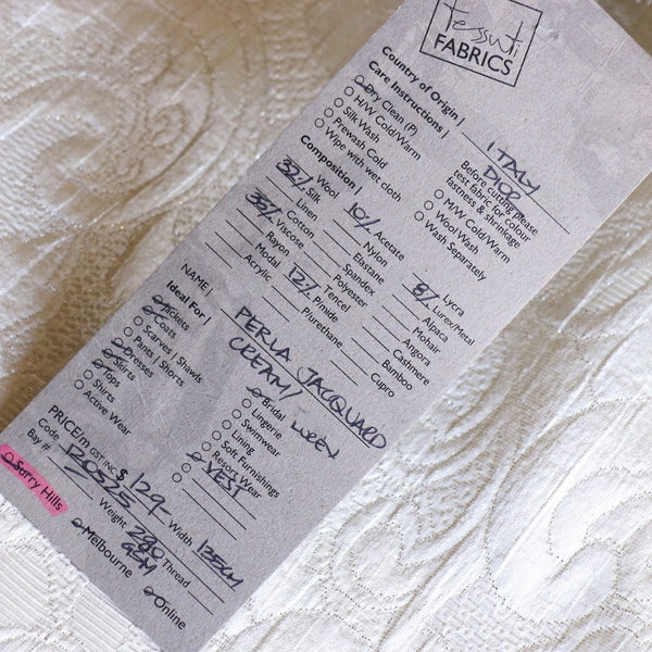 Last Chance of Perla Jacquard Cream/Lurex