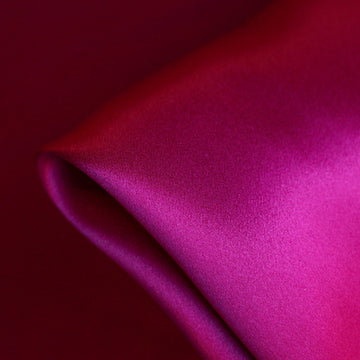 Cerise Silk Satin - 19mm