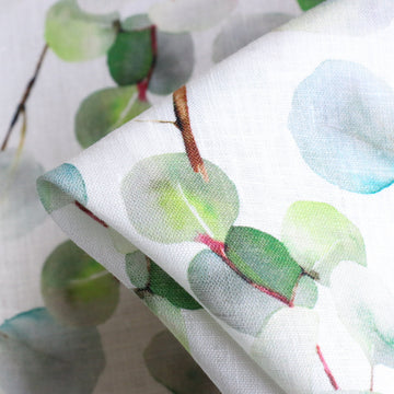 Shades of Sage Printed Linen