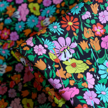 Hattie Park Black/Multi - Liberty Tana Lawn™