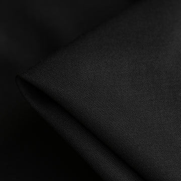 Brera Nero Gaberdine Wool Suiting