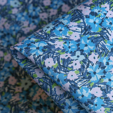 Champion's Bouquet Blue/Pink - Liberty Tana Lawn™