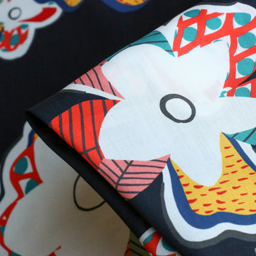 Festival Flower Black - Liberty Tana Lawn™