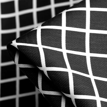 Blackout Grid Jacquard
