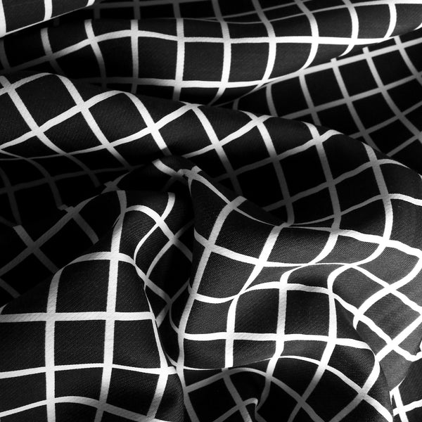 Blackout Grid Jacquard