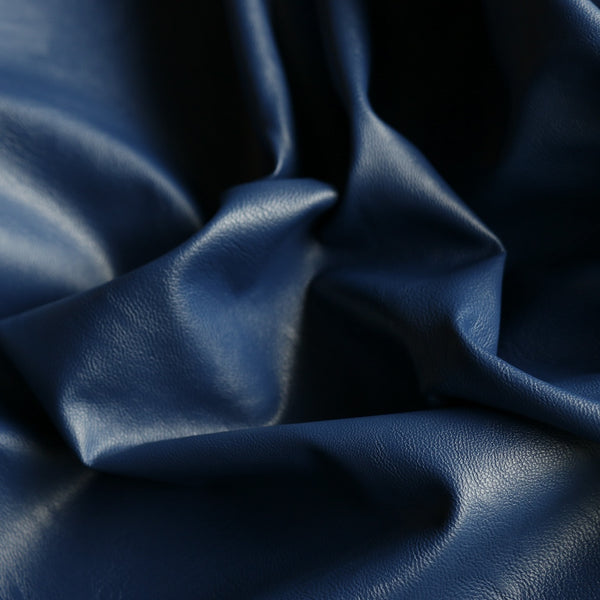 Donatella Blue Faux Leather