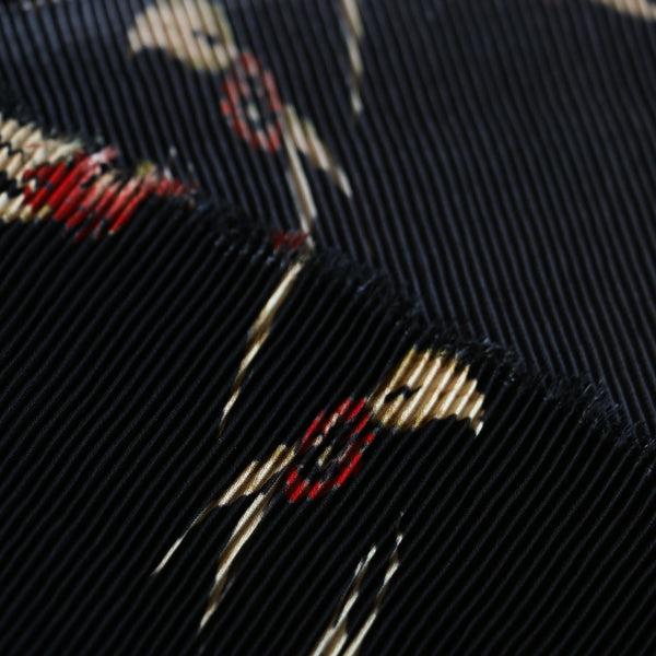 Plisse Giardino - Black/Floral Georgette