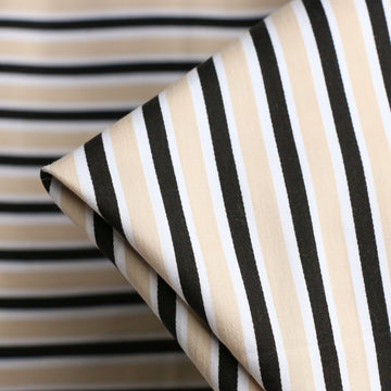 Chai Stripe Microprene