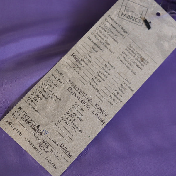 Wisteria Rayon Lining (120cm wide)
