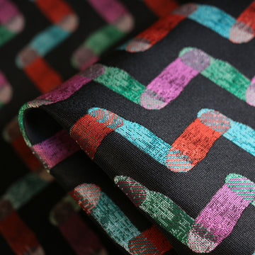 Geometric Waves Multi Jacquard