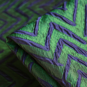 Emerald/Blu Mani Jacquard