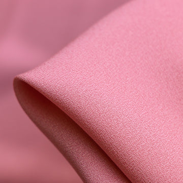 Cady Pink Satin-Backed Crepe