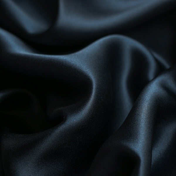 French Navy Satin - 19mm