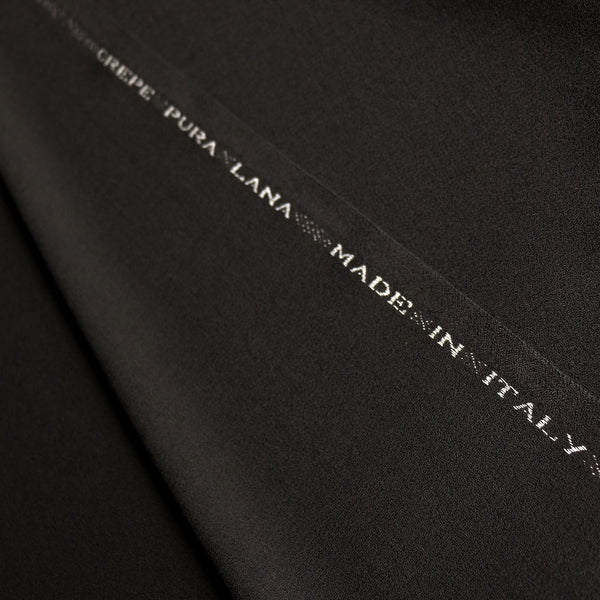 Motiv Carbone Grey Wool Crepe