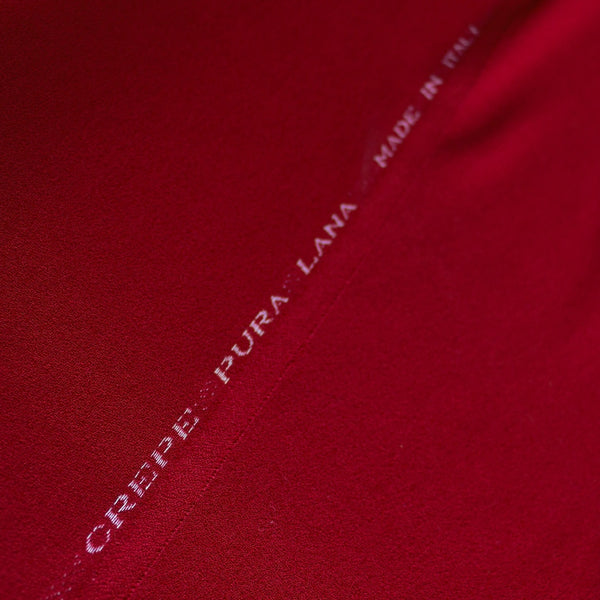 Motiv Rosso Wool Crepe