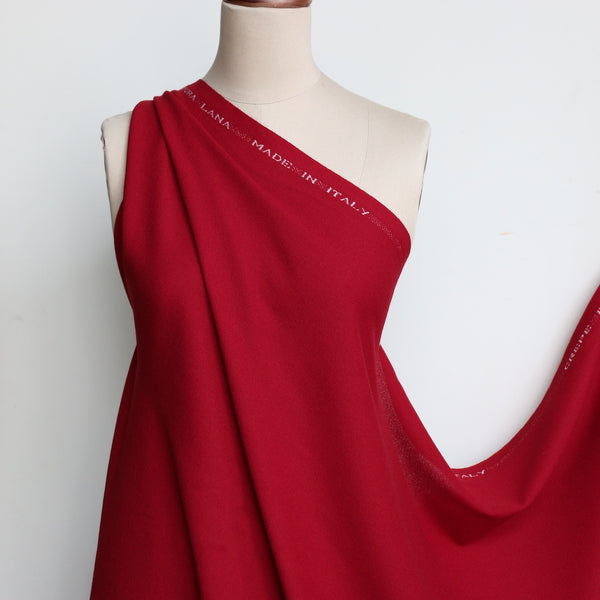 Motiv Rosso Wool Crepe