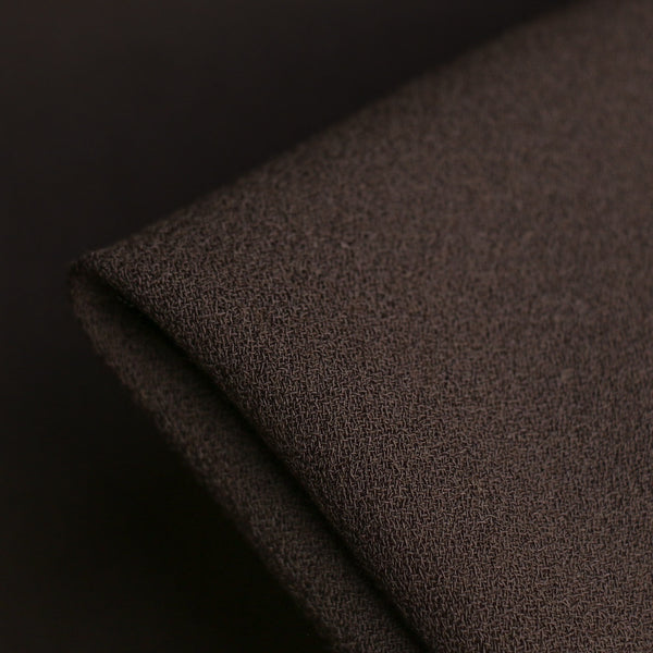 Remnant of Motiv Espresso Wool Crepe