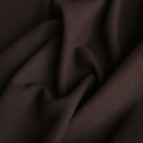 Remnant of Motiv Espresso Wool Crepe