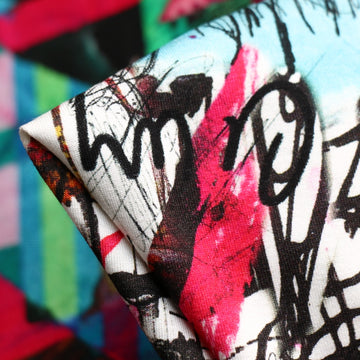 Abstract Night Viscose Jersey