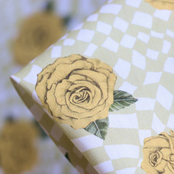 Checkered Rose Yellow - Liberty Tana Lawn™