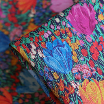 Amalia Tulip Multi - Liberty Sycamore Linen