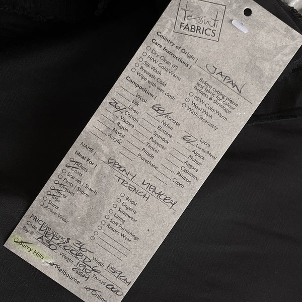 Ebony Memory Trench