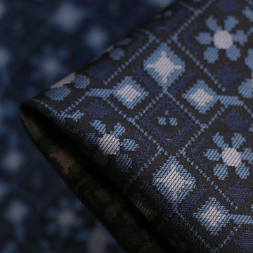 Matera Navy Jacquard