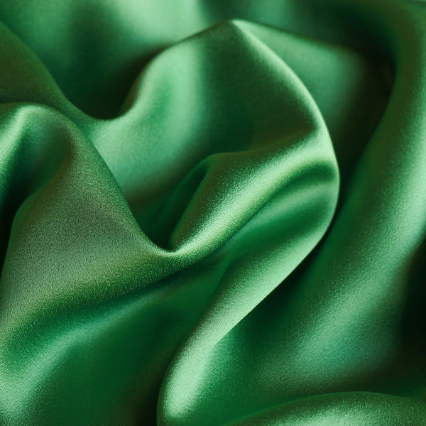 Remnant of Julia Cady Kelly Green Satin-Backed Crepe