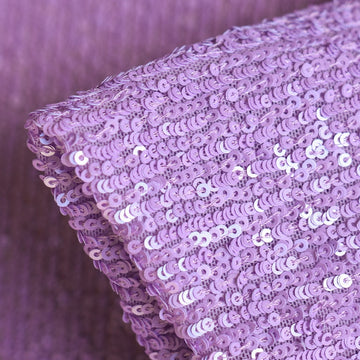 Luna Orchid Sequinned Stretch Mesh