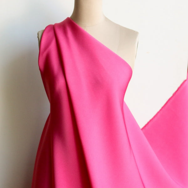 Vanessa Pink Triple Cady Crepe