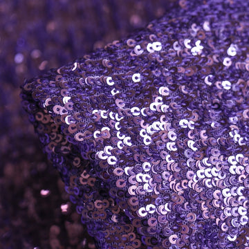 Luna Wisteria Sequinned Stretch Mesh