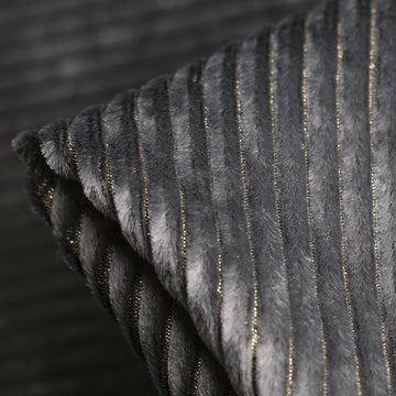 Velluto Nights Grey/Gold Lurex Corduroy