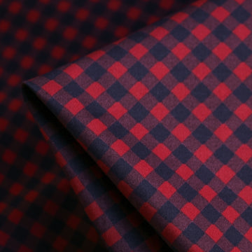 Rosso Marais Stretch Cotton