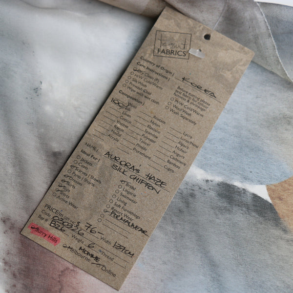 Aurora's Haze Silk Chiffon