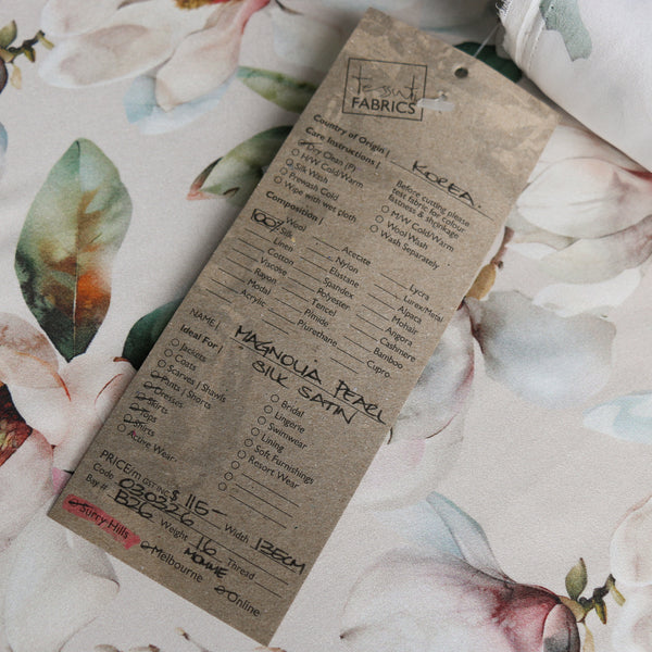 Magnolia Pearl Silk Satin