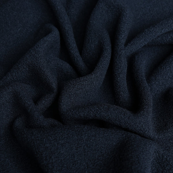 Remnant of Bollito Blu Marino - Boiled Wool