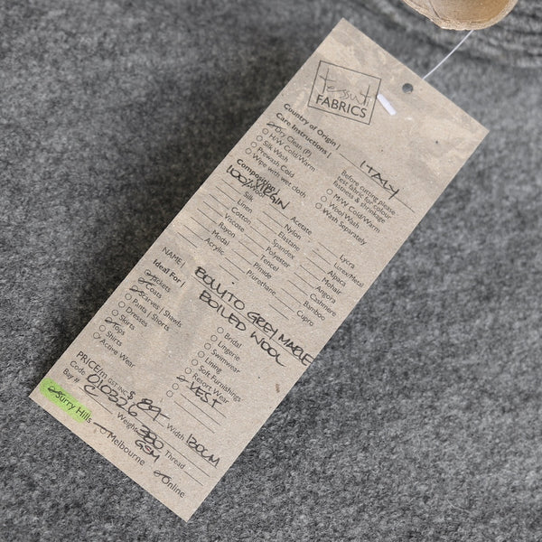 Bollito Grey Marle - Boiled Wool